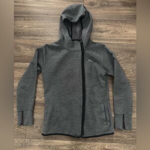Puma Gray Asymmetical Hoodie